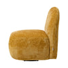 Swivel Accent Chair Chenille Armchair Padded Seat Bedroom 360° Revolving Chairs