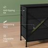8 Fabric Drawers, Metal Frame Storage Cabinet with Wood Top for Living Room