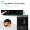5000BTU Portable Air Conditioner 4 Modes LED Timer Home Office AC Fan UK