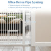Tall Metal Pet Gate Extra Wide Cat Dog Safety Barrier with Extensions