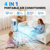 6 IN 1 Portable Air Conditioner, Ultra Quiet, 3 Speeds, 24H Timer
