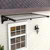 Door Canopy Window Awning Rain Shelter Front Back Porch Outdoor Patio Roof Cover