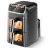 Dual Air Fryer 8L, 13 Programs with Visual Window, 2600W, 2 Years Warranty, NEW