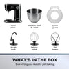 Daewoo 1000W 5L Baking Stand Mixer Kit Whip Knead Whisk Stainless Steel 12 Speed