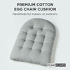 Hanging Egg Chair Cushion for Garden, Outdoor Swing Chair Seat Pad Cushion Round