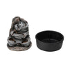Indoor Cascading Stone Fountain Water Feature with Crystal Ball LED Lights Decor