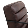 Brown Leather Armchair Lounge Chair Vintage Tan Leather Single Sofa Accent Chair