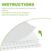10PCS Polycarbonate Sheets Greenhouse 4mm Thick Roof Panel Twinwall UV Protect
