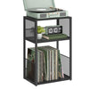 VASAGLE Record Player Stand, 3-Tier Side Table, Vinyl Record Storage up to 10...