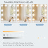 Dressing Table With Drawers LED Mirror Set Makeup Desk Vanity Table Bedroom UK