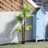 200cm/6.5FT Artificial Palm Tree Fake Plant in Pot Indoor Outdoor Decoration UK