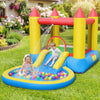 Inflatable Bounce House Kids Water Slide and Bouncy Area with Splash Pool