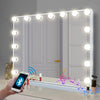 Bluetooth Hollywood Light Up Vanity Mirror with Lights Tabletop Wall LED Mirror