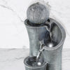 Water Feature Indoor Outdoor LED Fountain Waterfall Garden Decor (Ball on Top)