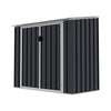 Anthracite Metal Garden Shed Outdoor Tools Storage Sheds Small House Bin Sheds