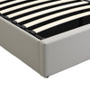 Super King Bed 180x200cm w/ LED Lighting, Hydraulic Storage & USB Charging, Grey