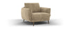 Sofology Adler Latte Lifestyle Mottled Fabric & Dark Wood Armchair RRP £559