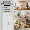 Kitchen Pantry Cupboard,Tall Storage Cabinet with 2 Doors 3 Shelves & 2 Lmvmmpop