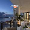 Outdoors Standing Patio Heater 8.8KW Propane Gas On Wheels Brand - New