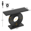 100cm Entryway Console Table for Hallway, Narrow Sofa Table for Living Room