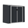 Anthracite Metal Garden Shed Outdoor Tools Storage Sheds Small House Bin Sheds