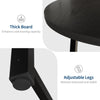 47In Round Dining Table,Kitchen Table for 4 to 6 People with Sturdy Metal Frame