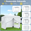 10 x 10 FT Heavy-duty Easy Setup Commercial Tent w/ Wheeled Bag