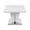 Memphis High Gloss Coffee Table In Vida Marble Effect Glass Top