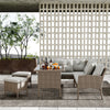 Polyrattan Garden Furniture Set 7 Seater Corner Sofa Dining Table Patio Outdoor