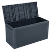 340L Lockable Garden Cushion Box Shed Outdoor Storage Chest Plastic Waterproof