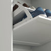 Narrow Shoe Cabinet w/ 3 Flip Drawers for 12-18 Pairs of Shoes White