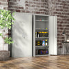 Office Cupboard Metal Storage Cabinet with Adjustable Shelves for Home Office