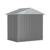 6ft x 4ft Garden Storage Shed Galvanised Metal Steel Sheds w/ 2 Door Ventilation