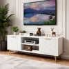 Large TV Stand 120cm Wide Flatscreen TV Cabinet with Storage for Living Room
