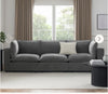 Dusk Boston 3 Seater Sofa In Grey Fabric RRP £999