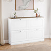 Vida Designs 4 Drawer Shoe Cabinet Hallway Storage Space Unit Shelf