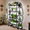 Indoor Display Shelf Plant Stand With Grow Lights 12 Tiered 177cm Tall Bookcase