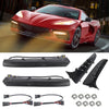 LED For Corvette C8 2019-2025 Daytime Running Light Turn Signal W/ Edge Cover AN