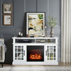 Fireplace TV Stand for TVs up to 55 Inches With 1400W Electric Fireplace Insert