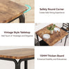3-Piece Dining Table Set for 2 - Small Space Kitchen Table & Chairs Metal Frame