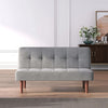 Modern Double Upholstered Sofa Bed Scandinavian Design Convertible Sleeper