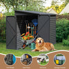 Metal Steel Garden Shed, Outdoor Bike Storage House, Utility Tool Storage