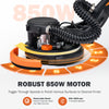 ZELCAN Electric Drywall Sander 850W with Vacuum System LED Light Sanding Discs