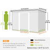 9 x 4FT Metal Garden Storage Shed w/ 2 Door, Dark Green