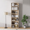 7 Tier Bookcase with Shelving Unit for Storage Bookshelf Living Room Office
