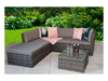 Signature Weave Dark Grey Outdoor Garden Modular Corner Sofa Set RRP £899