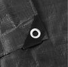 Heavy Duty Black Tarpaulin 240GSM Waterproof Cover Sheet Tarp – 20 Sizes Avail