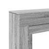 Fireplace Surround Grey Sonoma 100x30x87.5 cm Engineered Wood