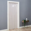 Panana Folding Door Effect PVC Internal Accordion Concertina Sliding Door White