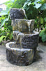 Garden Water Feature Fountain LED Lights Indoor Outdoor Statues Ornament Cascade